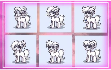 Пони Таун причёски Pony Town Hairstyles Милые рисунки Эскизы