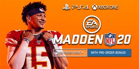 Madden Nfl 20 Heads To Ps4 And Xb1 With Pre Order Bonus