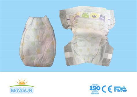 Professional Printed Disposable Baby Diapers Magic Tape Custom Diapers