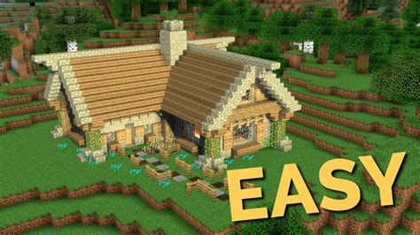 Cottage style home decorating (video). How to build a Rustic House in Minecraft Block by Block ...