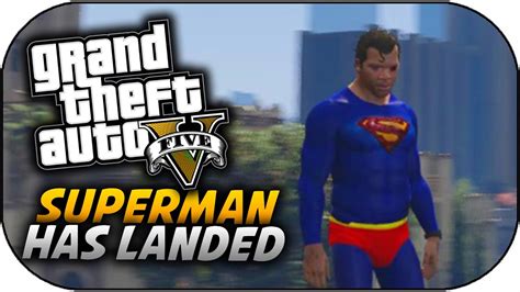 Gta 5 Superman Character New Supeman Skin And Powers Mod Gta 5 Pc Mods