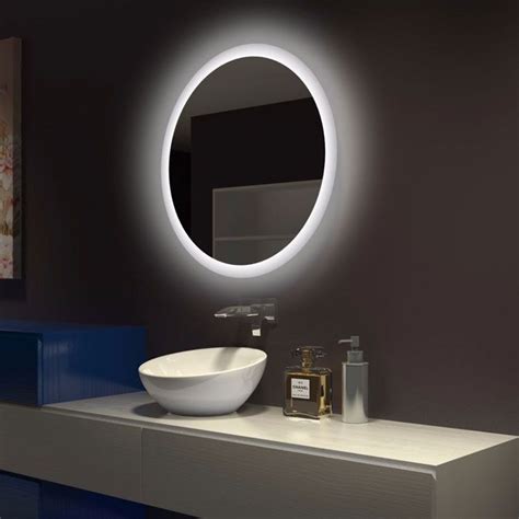 Round Bathroom Mirror With Led Backlight Shop By Backlit Mirror Led