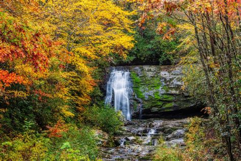 Autumn Waterfall Hd Wallpaper Background Image 2048x1365