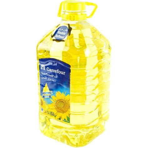 Buy Carrefour Sunflower Oil 5 Liter Online Shop Food Cupboard On
