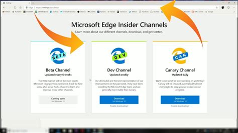 Official Microsoft Edge With Chromium Canary Download YouTube