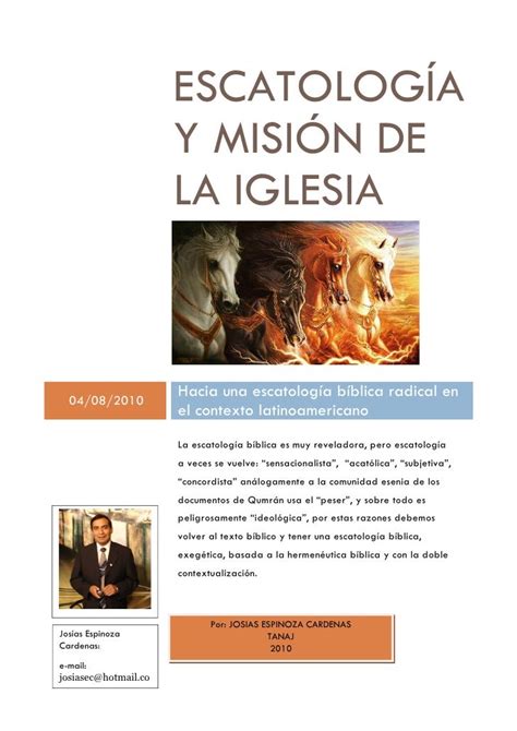 Escatologia Y Mision De La Iglesia
