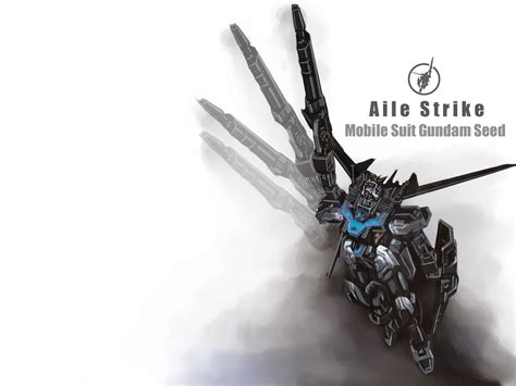 Aile Strike Mobile Suit Gundam Seed Digital Wallpaper Mech Gundam