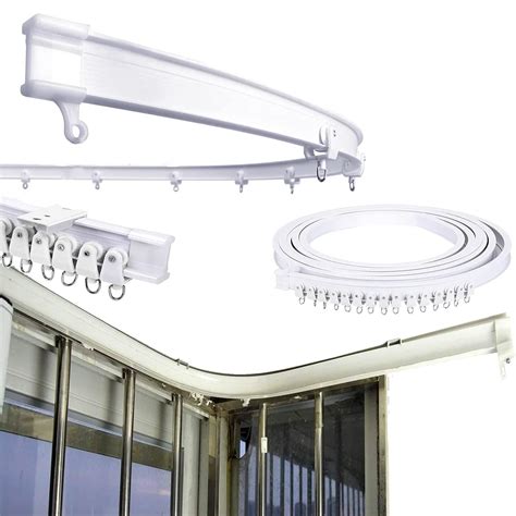 9¾ Ft Bendable Curtain Track Ceiling Mounted Straight Curved Ceiling