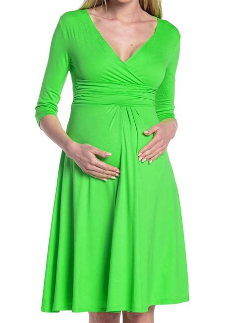 happy mama women s pregnancy maternity casual dress knee length 282p ebay