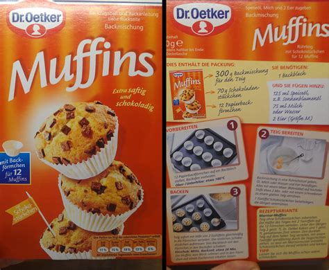 Buy the selected items together. Our Life As Cousins.♥: Dr. Oetker Muffins (mit Schoko ...