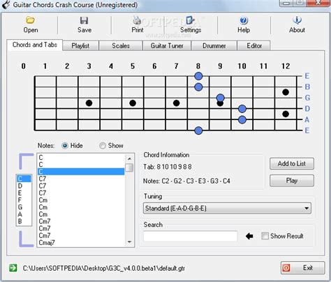 Onemotion.com chord player drum machine fold & cut. Guitar Chords Crash Course Download