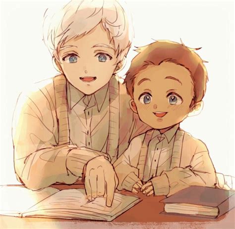 Norman And Phil The Promised Neverland Neverland Neverland Art Anime