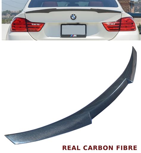 Bmw f32 m4 carbon fiber spoiler. BMW 4 SERIES F32 COUPE M4 STYLE REAR TRUNK BOOT SPOILER REAL CARBON FIBRE 2014+ - Fastlane Styling