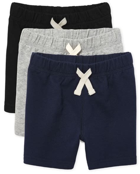 Baby And Toddler Boys Knit Shorts 3 Pack