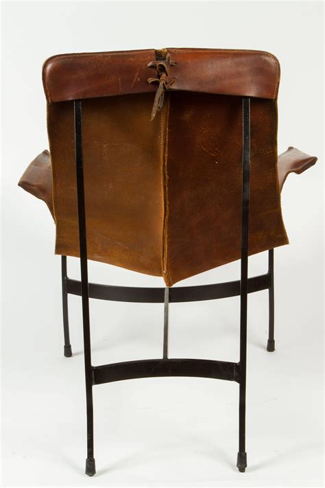 Leather Sling Chair By William Katavolos For Leathercrafters At Stdibs William Katavolos