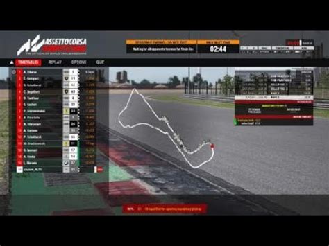 Assetto Corsa Competizione Test2 De Race 1 YouTube