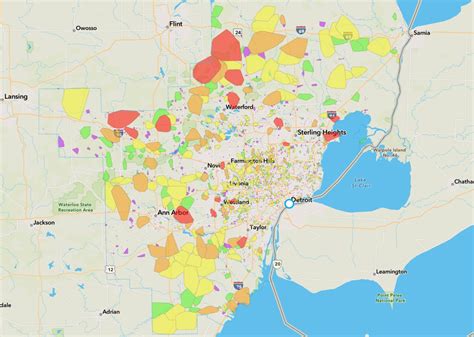 Dte Energy Power Outage Map Michigan Map