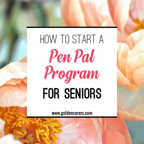 How To Start A Pen Pal Program For Seniors