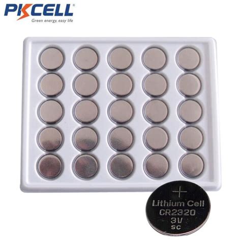 20x Cr2320 Cr 2320 3v Lithium Batteries Coin Cell Br2320 For Computer
