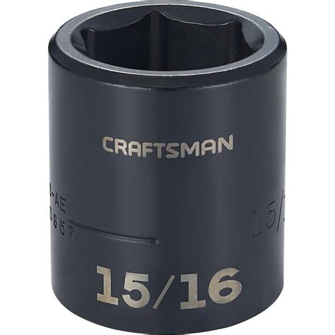 Craftsman Standard Sae 12 In Drive 1516 In 6 Point Impact Socket In