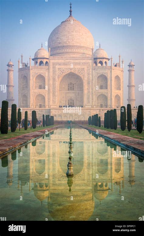 The Taj Mahal Is A White Marble Mausoleum Located In Agra Uttar