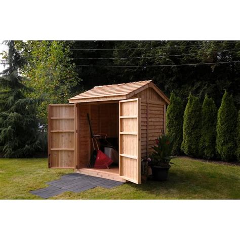 Outdoor Living Today 6 Ft X 6 Ft Western Red Cedar Maximizer Storage