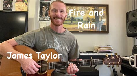 James Taylor Fire And Rain Guitar Lesson Fingerstyle Guitar