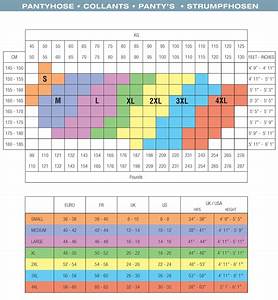 Ted Hose Size Chart For Women