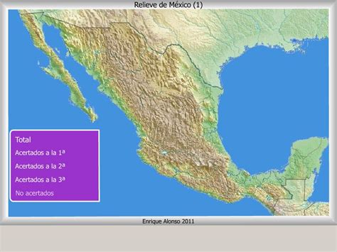 Mapa Interactivo De México Relieve De México ¿dónde Está Mapas