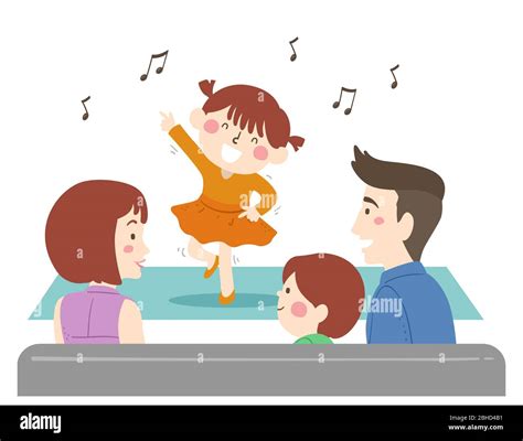 Familia Bailando Animados Imágenes Recortadas De Stock Alamy
