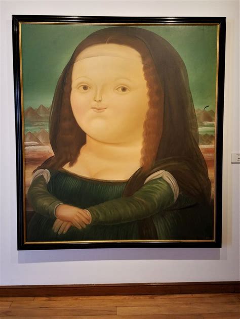 34 Fernando Botero Mona Lisa Painting Yasserrenesme
