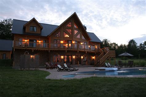 Big Log Cabin Homes Ustacdesign