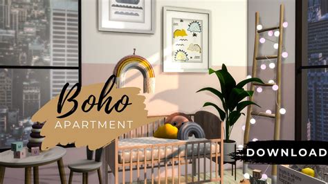 Boho Apartment Download Cc Base Game Stop Motion The Sims 4