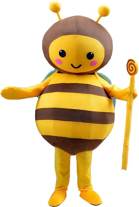 Bee Mascot Costume Bee Costume Adult Halloween Fancy Dress