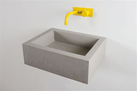 Simple Concrete Wash Basins and Sinks | Terra — Lowinfo | Concrete