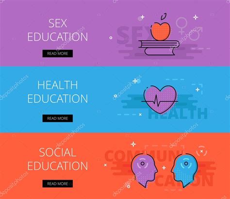 Sex Education Health Education Social Education Vector Banner