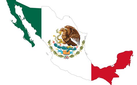 Mexico Flag Map Keep Your Daydream