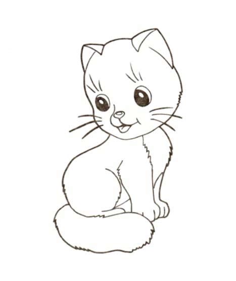 Mewarnai Gambar Kucing Lucu - Mewarnai Gambar