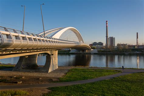 Modern Bridge Over The River Copyright Free Photo By M Vorel