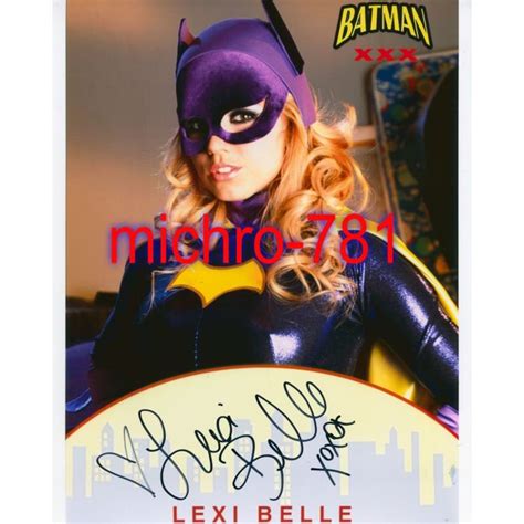 lexi belle 1 autographed batgirl 8x10 photograph prototype image of card on ebid canada
