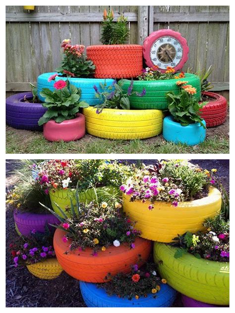 Pin By On Diy Ideas Recycled Garden Planters