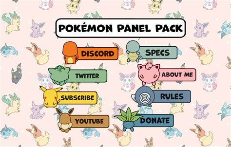 Pokémon Trainer Twitch Panels Drawing And Illustration Art And Collectibles