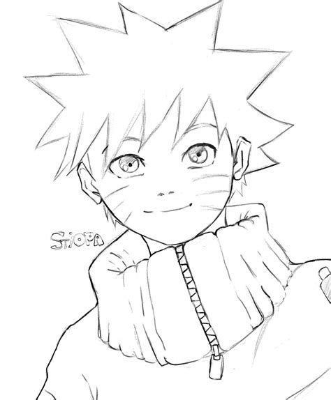 Artstation Naruto Kid Sketch