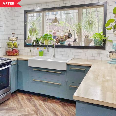 These are the best fronts for ikea kitchen cabinets architectural. Blue IKEA Cabinet Kitchen Reno | Apartment Therapy