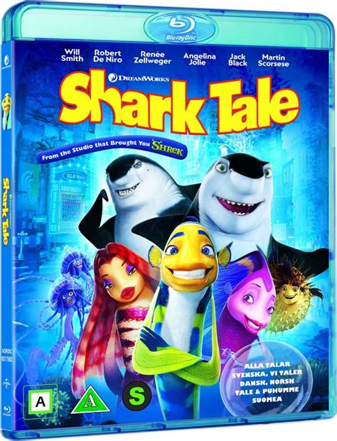 Stor Ståhaj Shark Tale Blu Ray Film Dvdoodk
