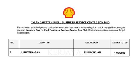 +7 (846) 379 56 89 mail: Permohonan Jawatan Kosong Shell Business Service Centre ...
