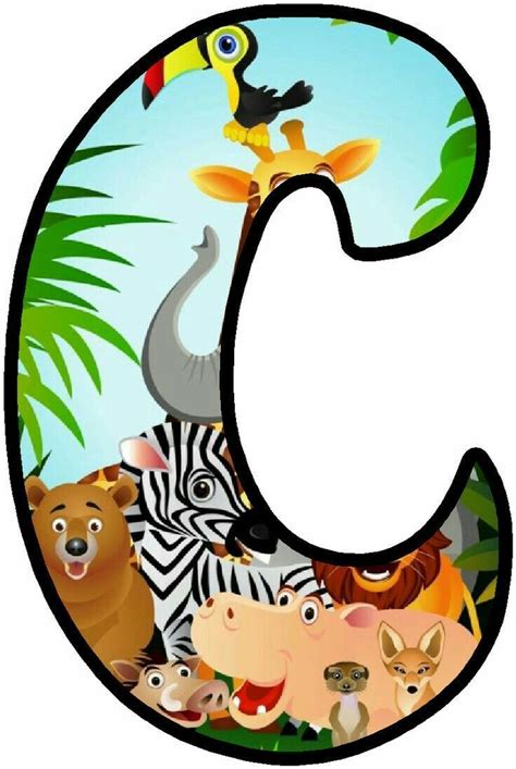 Free Printable Safari Alphabet Letters Printable World Holiday