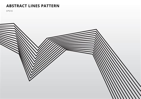 Black And White Vector Lines
