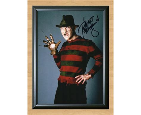 Robert Englund Freddy Krueger Signed Autographed Photo Poster