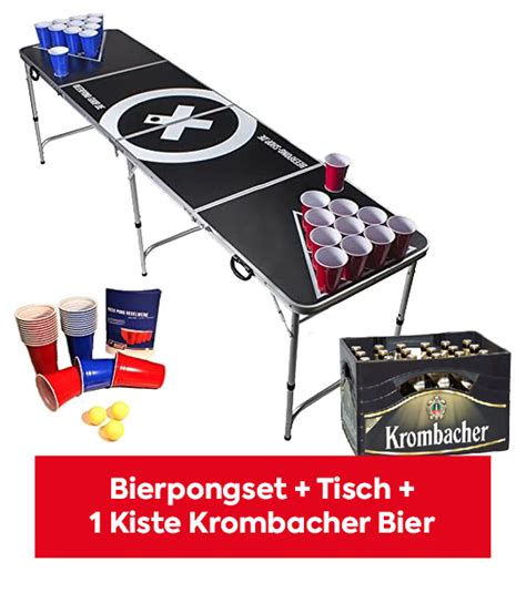 Kontraktion Teilen Initiative Krombacher Bier Pong Tisch Scheune Sich